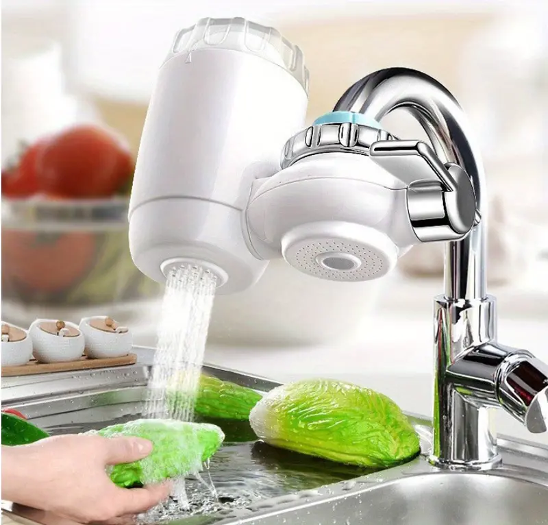 1pc faucet water purifier kitchen tap washable ceramic percolator water filter filtro rust bacteria removal water cleaner household bathroom accessories kitchen accessories faucet accessories details 2