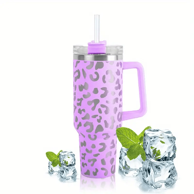 Leopard Tumbler Light Pink