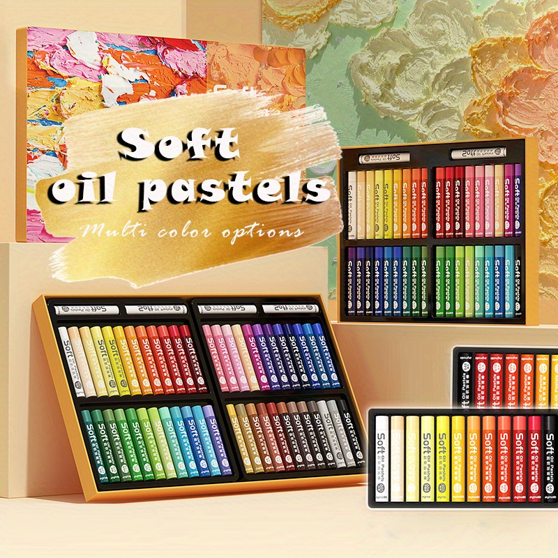 36-color Round Shaped Oil Pastel Set, Student Art Supplies