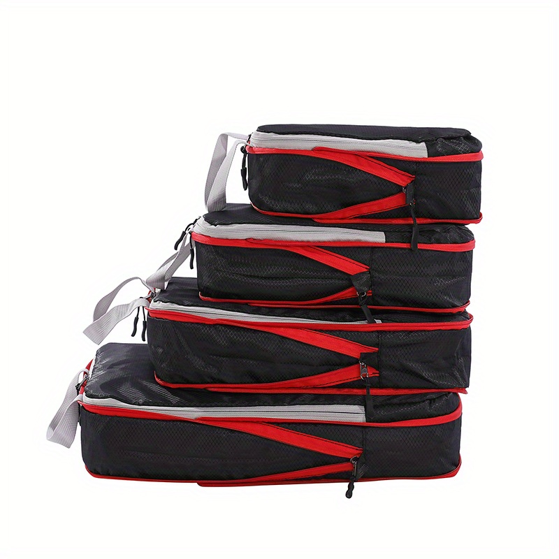 Travel Packing Cubes Travel Compression Storage Bags - Temu