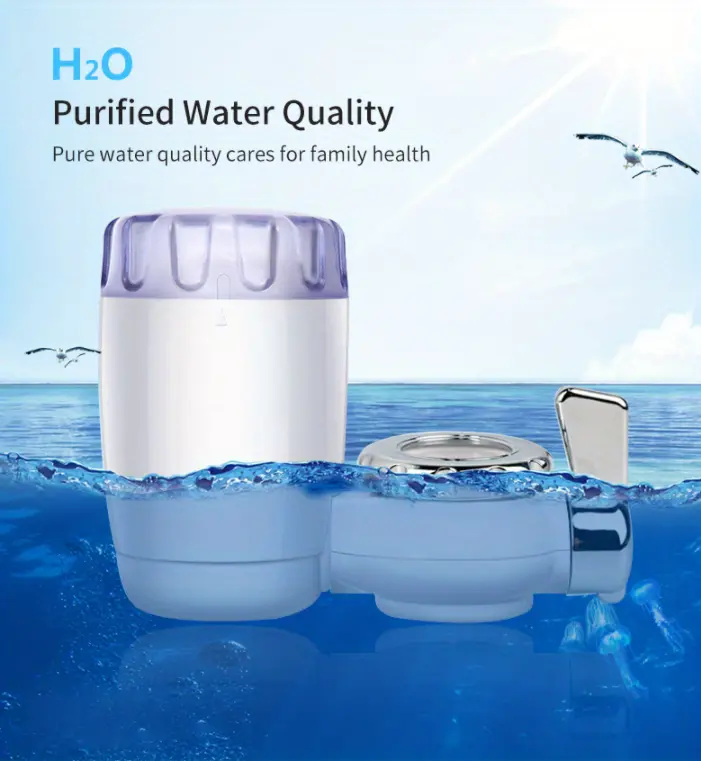 1pc faucet water purifier kitchen tap washable ceramic percolator water filter filtro rust bacteria removal water cleaner household bathroom accessories kitchen accessories faucet accessories details 3