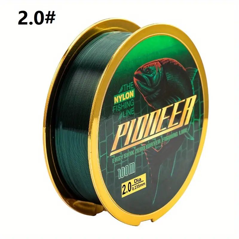Strong Durable Carbon Fluoride Coated Nylon Fishing Line - Temu Canada