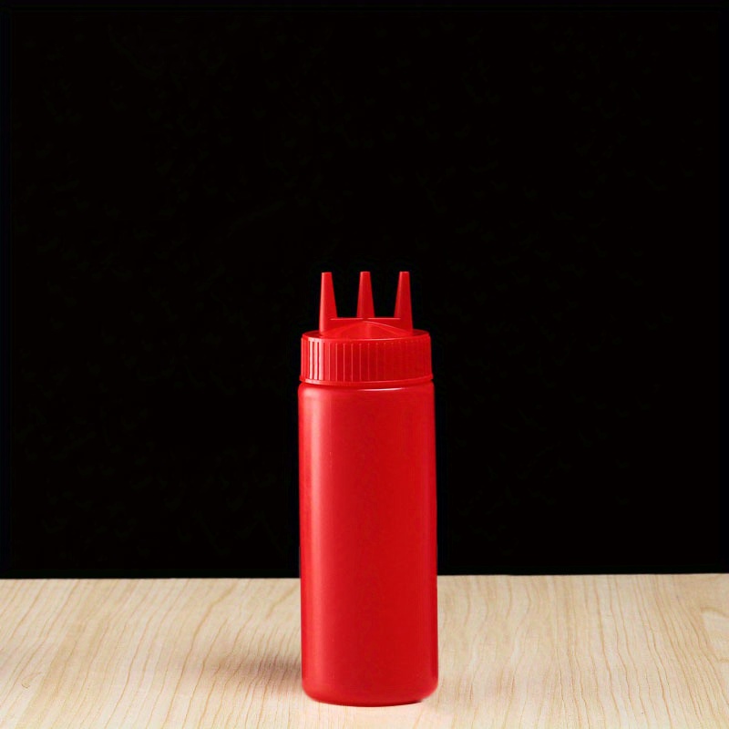 Turbobm 3 Trous Squeeze Bottle Seal Joint Étanche en Plastique Sauce À  l'huile De Ketchup Squeeze Bouteille Assaisonnement De Vinaigre Sauce  Condiment