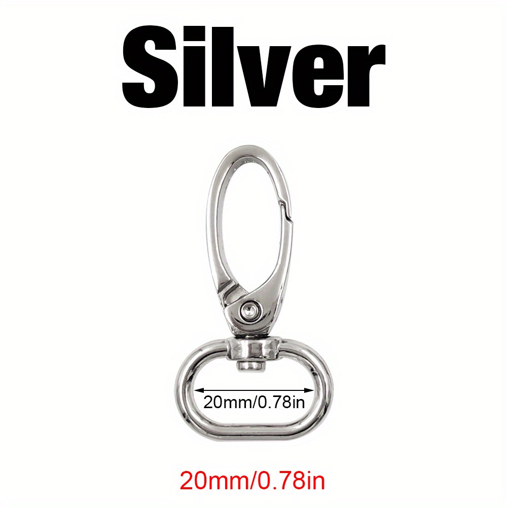 Cheap Metal DIY KeyChain Bag Part Accessories Collar Carabiner Snap Hook  Bags Strap Buckles Lobster Clasp
