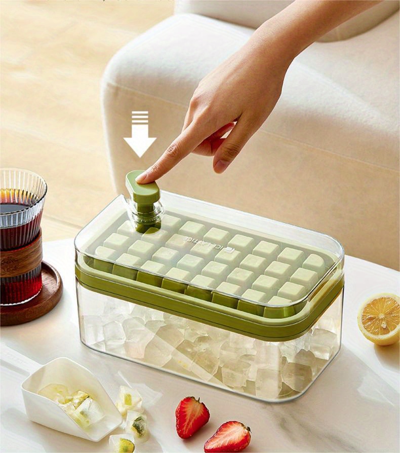 Multifunctional Ice Cube Tray With Ice Shovel And Removable - Temu