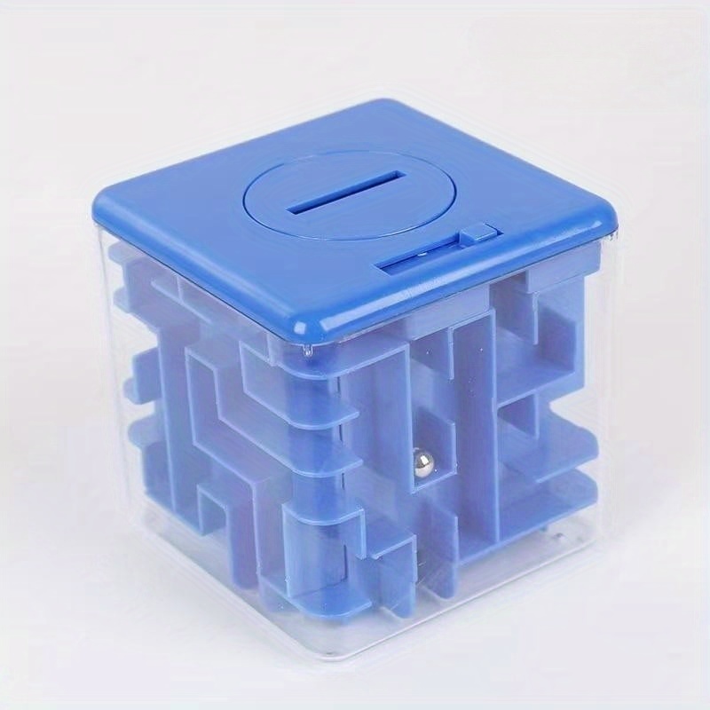 CubeMaze-Cube magique 3D, casse-tête, tirelire, économie, pièce de