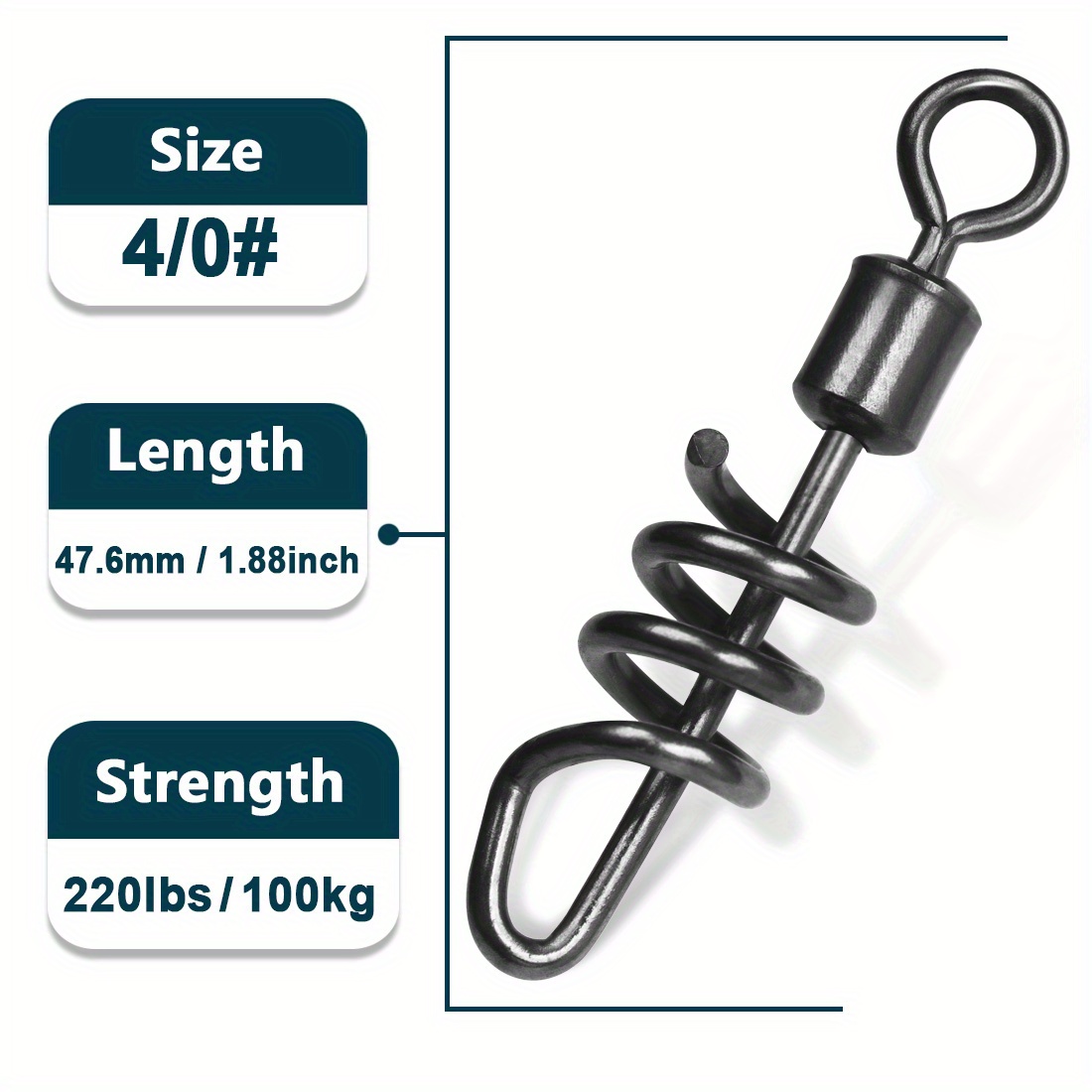 9km Barrel Swivels Fishing Snap 25~ Rolling Swivels Carp - Temu