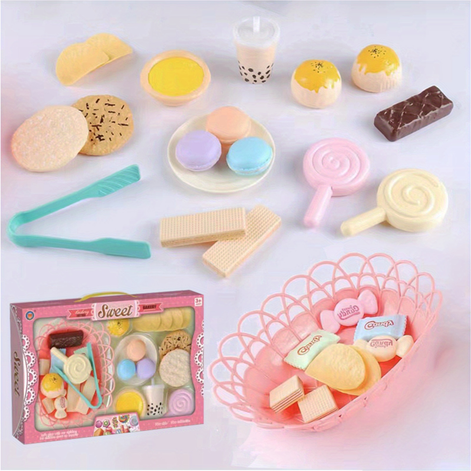 Set Da Tè Per Bambine Set Da Cucina Giochi Di Imitazione Giocattoli Per  L'ora Del Tè Con Biscotti Da Dessert Ciambelle Giocattoli Regalo Per  Ragazze Principessa Per 3-6 Anni - Temu Italy