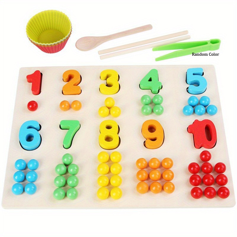 Montessori Kids Arithmetic Toys Number Cognitive - Temu Germany