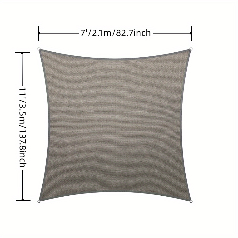 Windscreen4less 8' x 40' Shade Cloth 75% Wind Screen Sun Block Fabric Replacement for Outdoor Pergola Window Canopy Backyard Greenhouse, Turquoise Gre : Windscreen4less 8\u0027 x 40\u0027 Sun Shade Sail with A-Ring