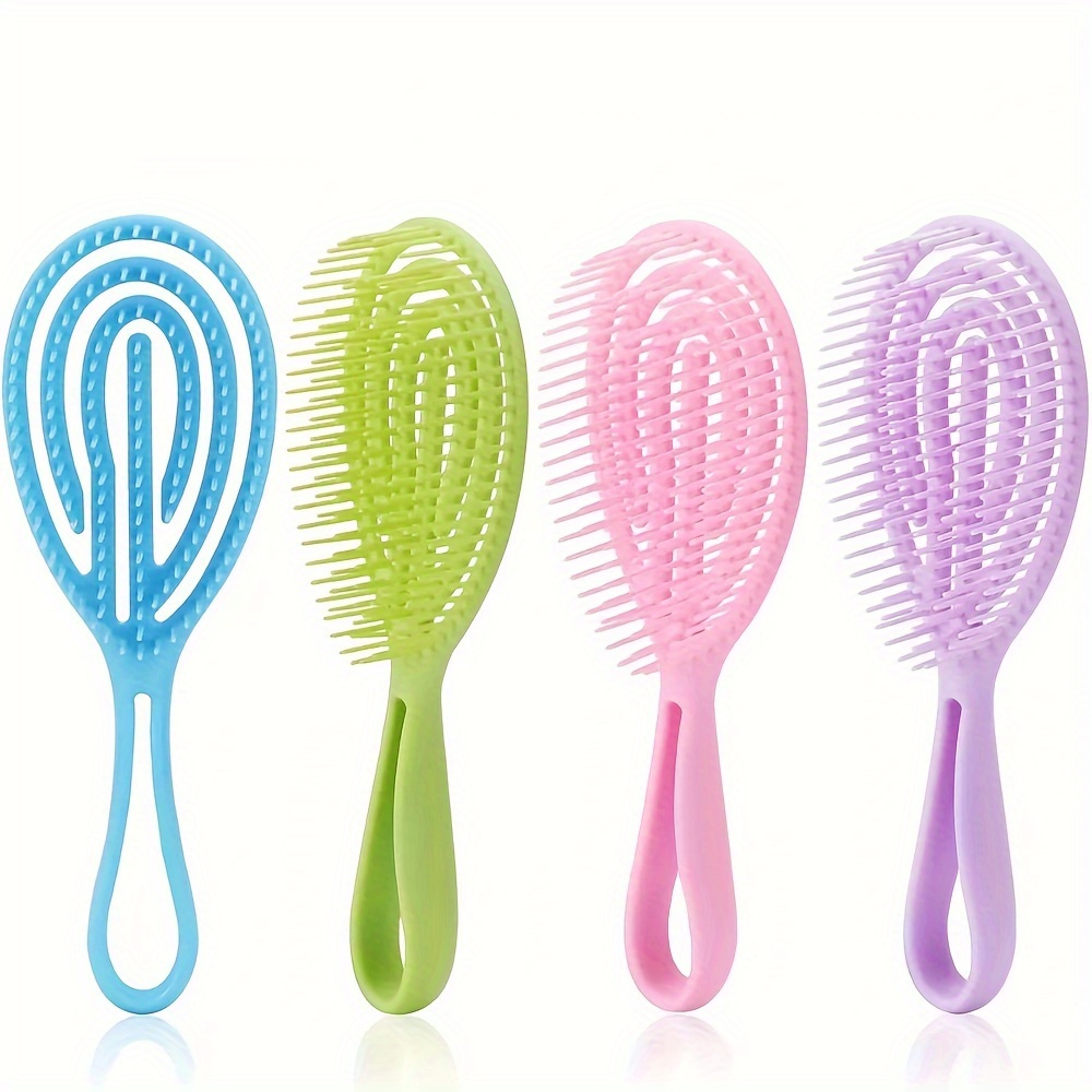 

Soft Detangling Hair Brush For Wet And Dry Hair - Painless Combs With Soft Bristles For All Hair Types - Perfect For Travel And Daily Use