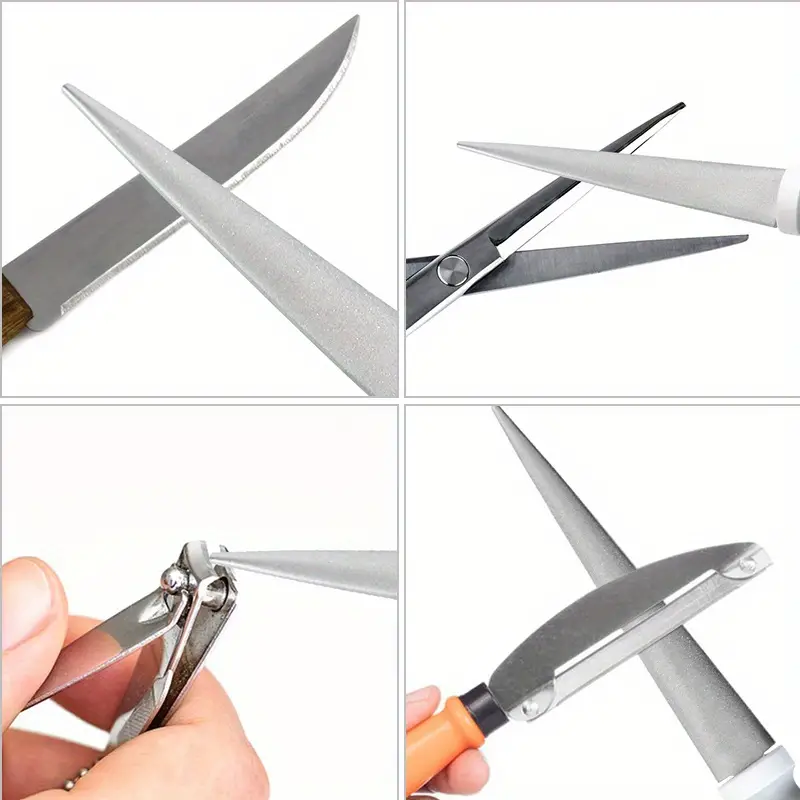 1pc 10 inch sharpener multipurpose handheld diamond sharpening stone double sided whetston for woodworking knives sharpening tool details 2