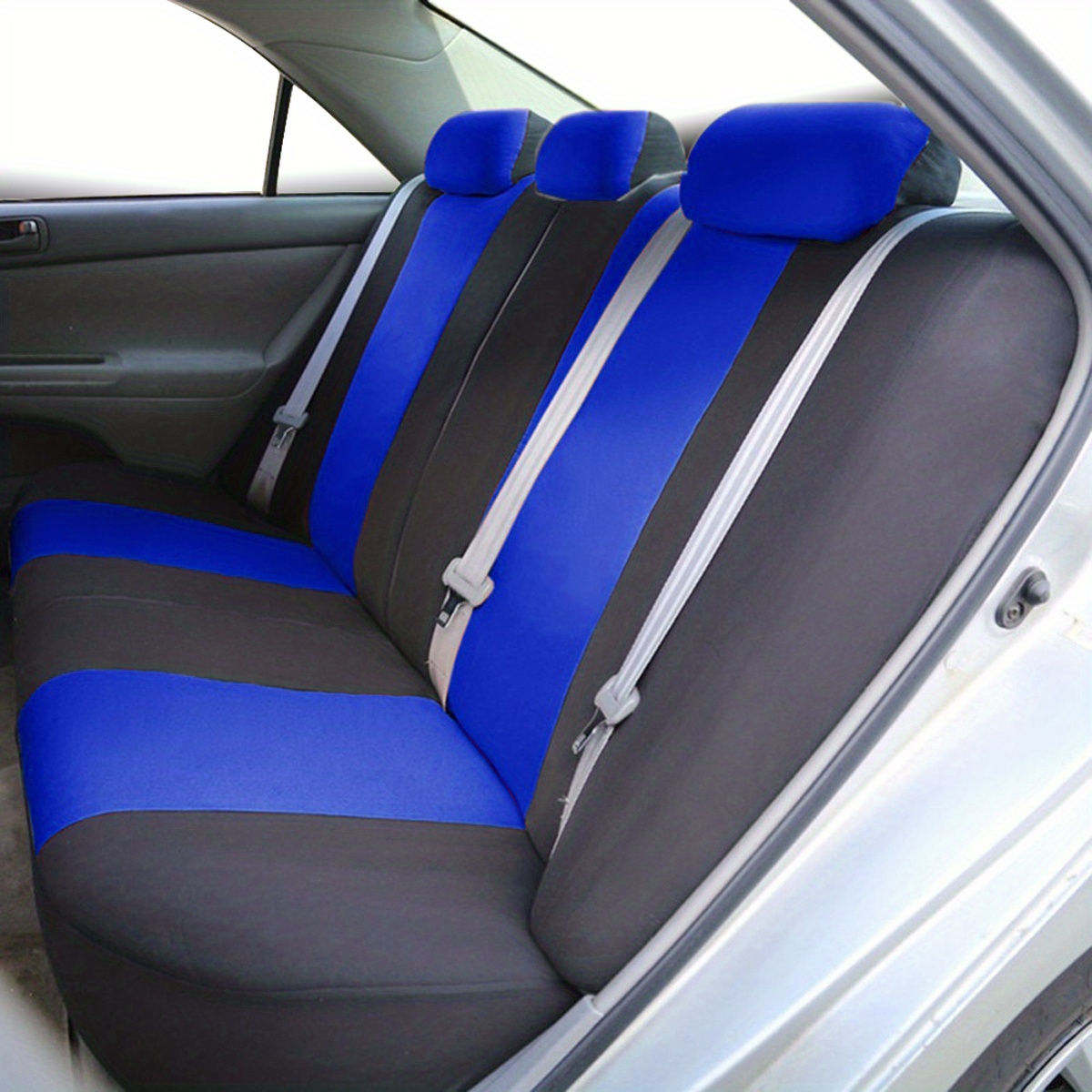 SeatTopper™ Comfort Cushions™ Universal Mesh Fabric Car Seat Cover Black &  Blue ST103