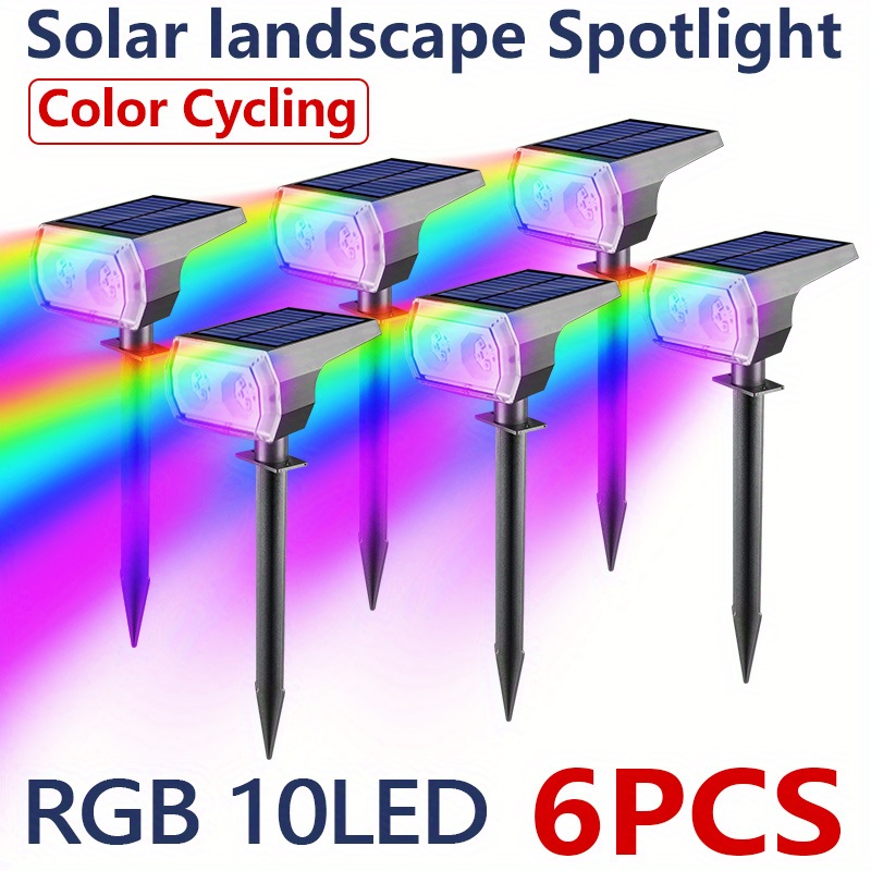 Foco solar LED RGB colores - TFV - Solar