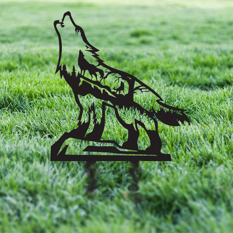 WADORN Butterfly Metal Decorative Garden Stakes, Butterfly Flowers