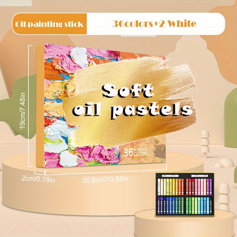 48/36/32/12 Colors Oil Painting Stick Pastel Art Supplies - Temu