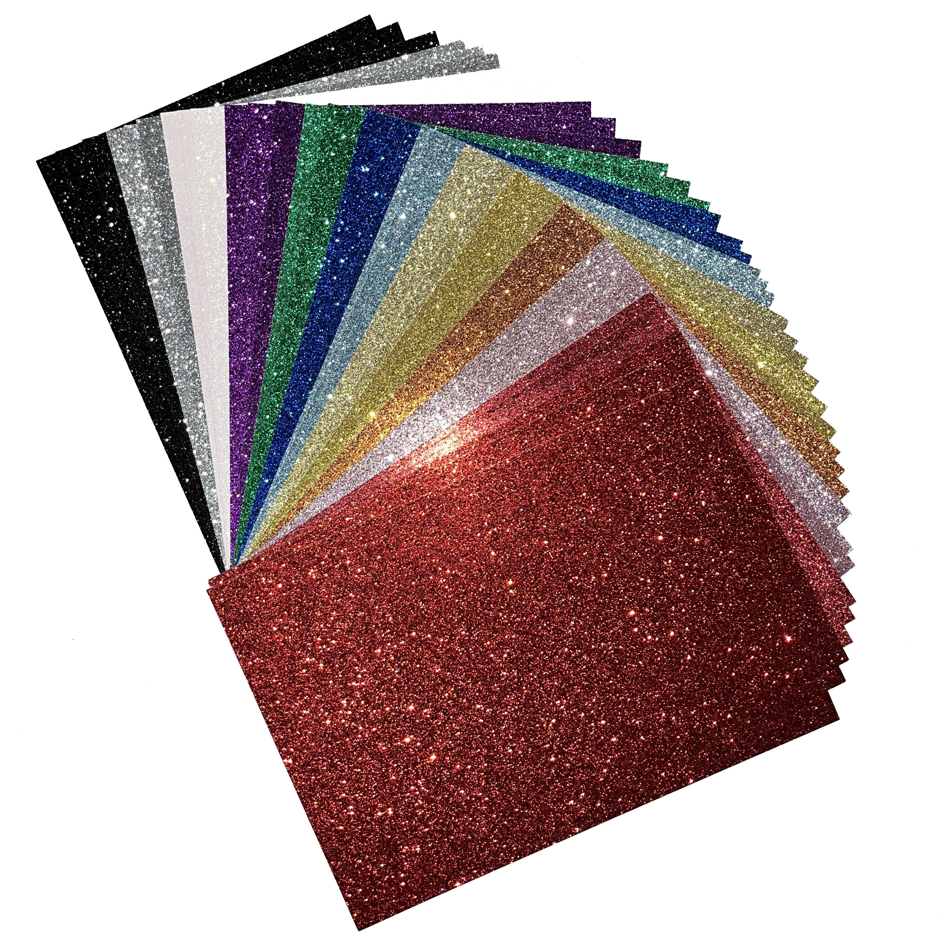 a4 Size) Crafts Glitter Cardstock Paper, No-shed Shimmer Glitter Paper,,  Diy Party Deco (color Assorted) Mother's Day Gift - Temu Germany