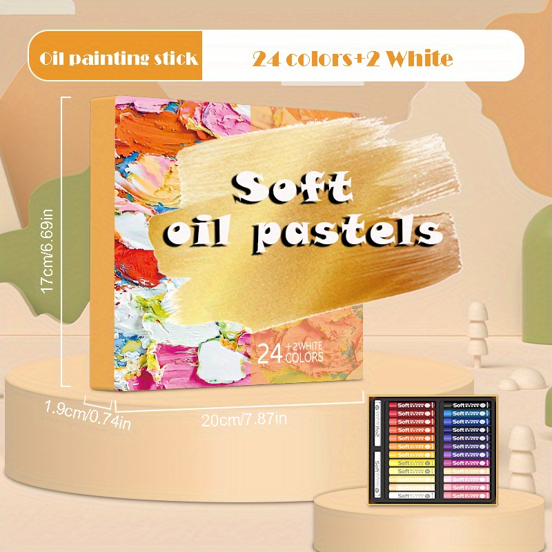 Oil Pastel Set Soft,multi Color Set Pastels For Artists,oil Painting  Supplies Set,oil Painting Stick,vibrant Oil Pastel Set, Great Blending And  Layering, Comes In Storage Case, Ideal For Art, Craft, Coloring And  Sketching,student