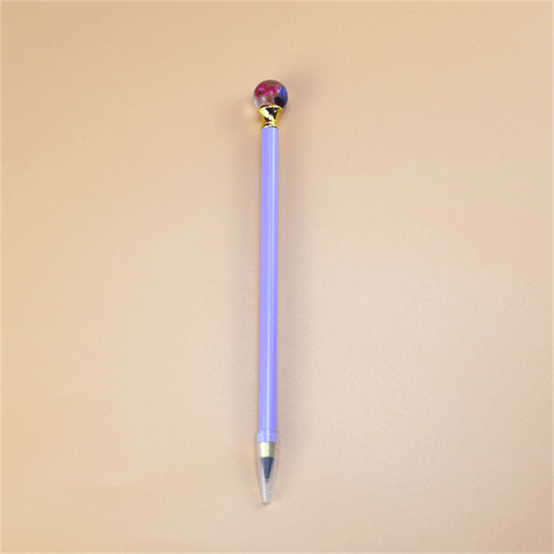 Creative Cartoon Crystal Flower Ball Metal Pencil