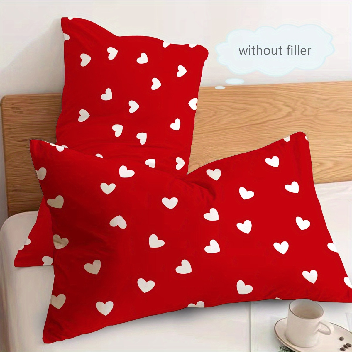 2pcs modern   pillowcase   decoration and home bedding supply with fabric core details 0