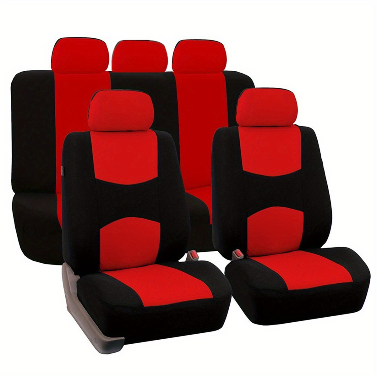 Conjunto de fundas para asientos de coche de polyester, estilo