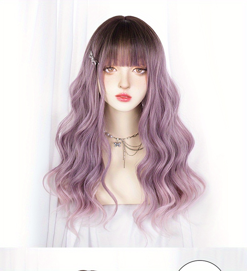 Cosplay violet clearance wig