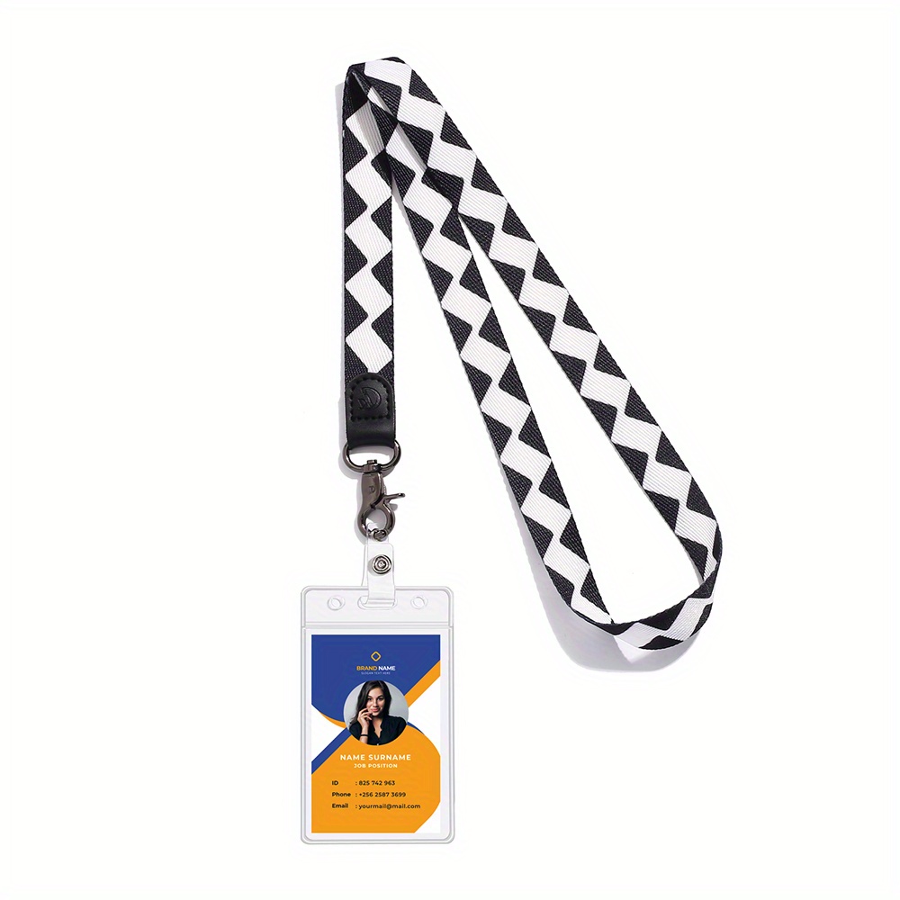 Lanyards For Cruise Ship Cards Id Badges Lanyards With Waterproof Thick  Plastic Clear Badge Holders Resealable Zip Id Card Holder - Temu Australia