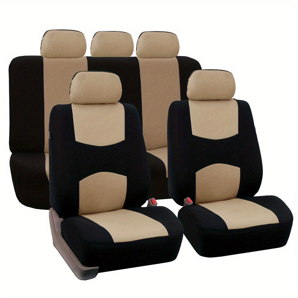 Ensemble complet de housses de siège de voiture, matériau cuir diamant, 3  rangées, 7 sièges, SUV MPV, accessoires multi-types - AliExpress