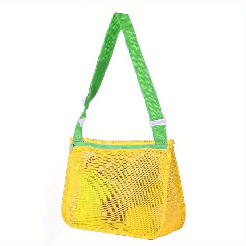 Neon Mesh Beach Bag