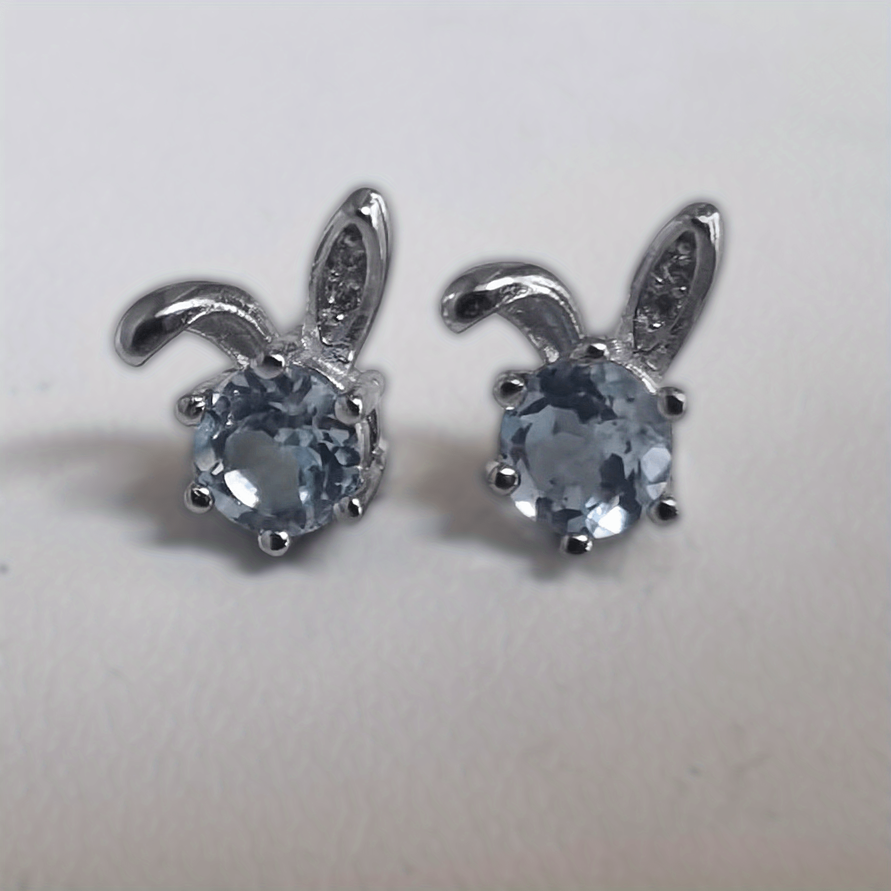 Women's Large Crystal Stud Earrings