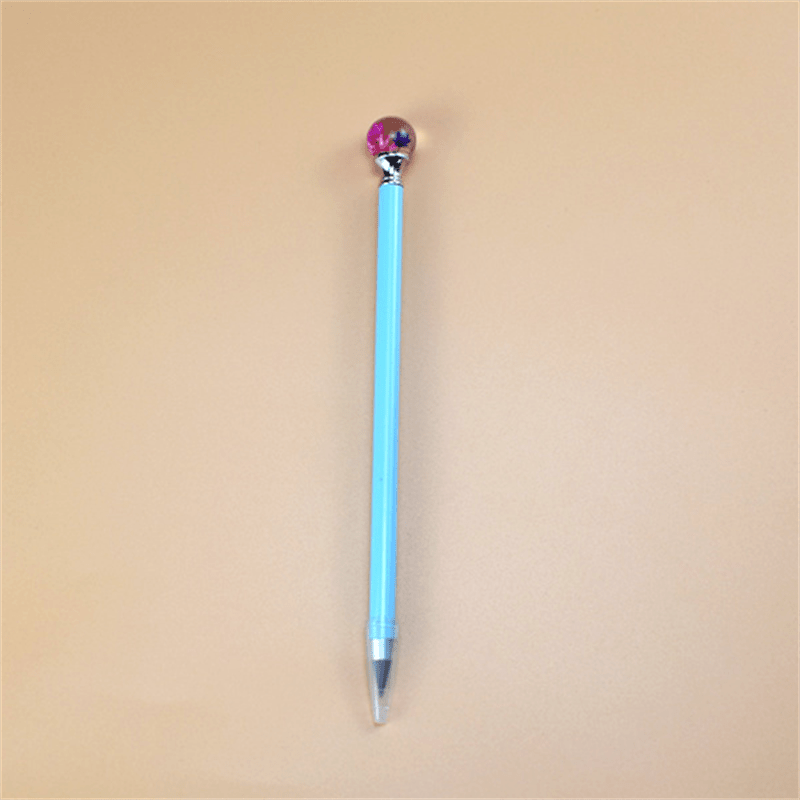 Creative Cartoon Crystal Flower Ball Metal Pencil