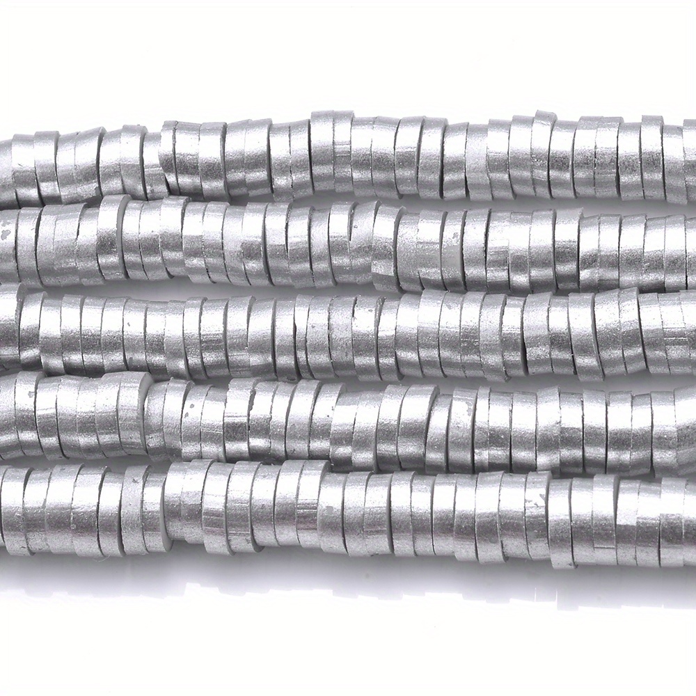 350pcs/strands 6mm Clay Beads Flake Heishi Spacer Beads For Jewelry Making Bracelet Necklace