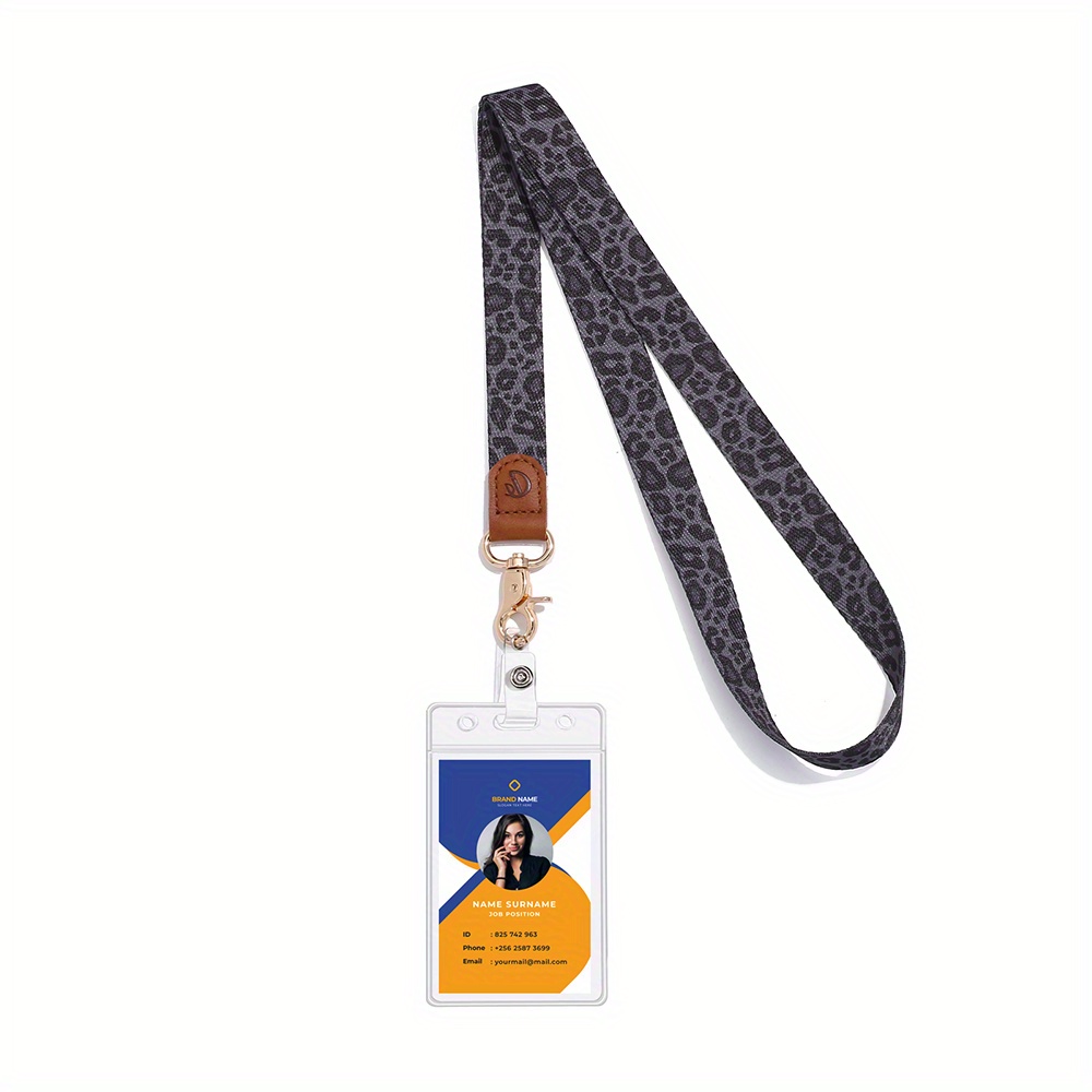 Cruise Retractable Slim Lanyard Waterproof Clear Plastic Card ID Badge  Holder