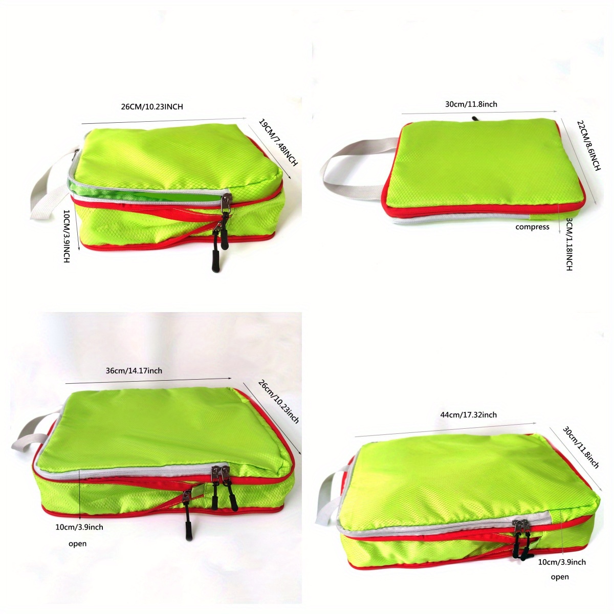 Compression Packing Cubes Travel Accessories Luggage - Temu
