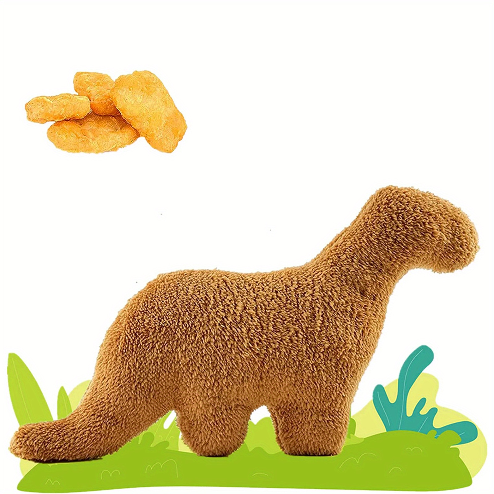 1 Peça, Dino Nugget Plush, 19In/48,26cm Dino Nugget Pillow Stuffed Toy, Dino  Chicken Nuggets Travesseiros Presentes Para Crianças Adultos Namorada  Decorações De Natal, Jogos Educativos Engraçados, Presentes De Festa,  Presentes Infantis, Presentes