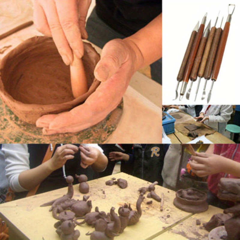 14-32Pcs / Set Argile Poterie Outils Céramique Sculpture DIY Modélisation  Kit