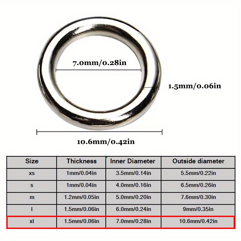 Durable Stainless Steel Split Rings For Saltwater And - Temu