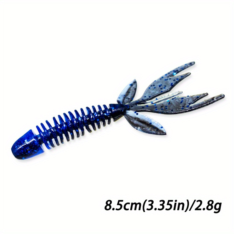 Buy Fishing Lures - 11cm Soft Silicone Bait Worms Fishing Lure with Salt  Fishing - 3D Lifelike Eyes, Smooth Swimming Motion, Perfect Accessory for  Fishing Lovers (Pack of 5) (🖤 Green) Online at desertcartBelize