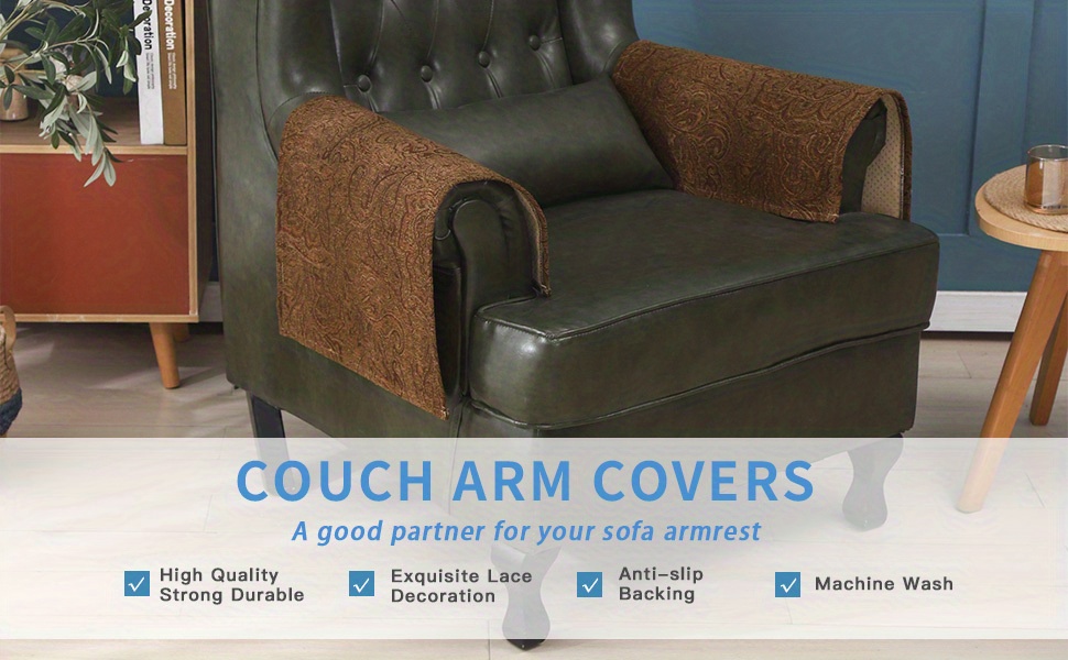 Couch Arm Covers Non slip Sofa Armr Covers Set Washable Sofa Temu