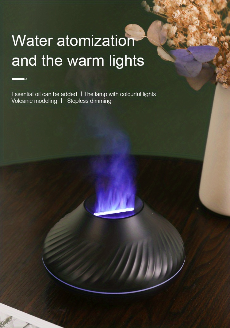 Volcanic Aroma Diffuser Essential Oil Lamp Usb Portable Air - Temu