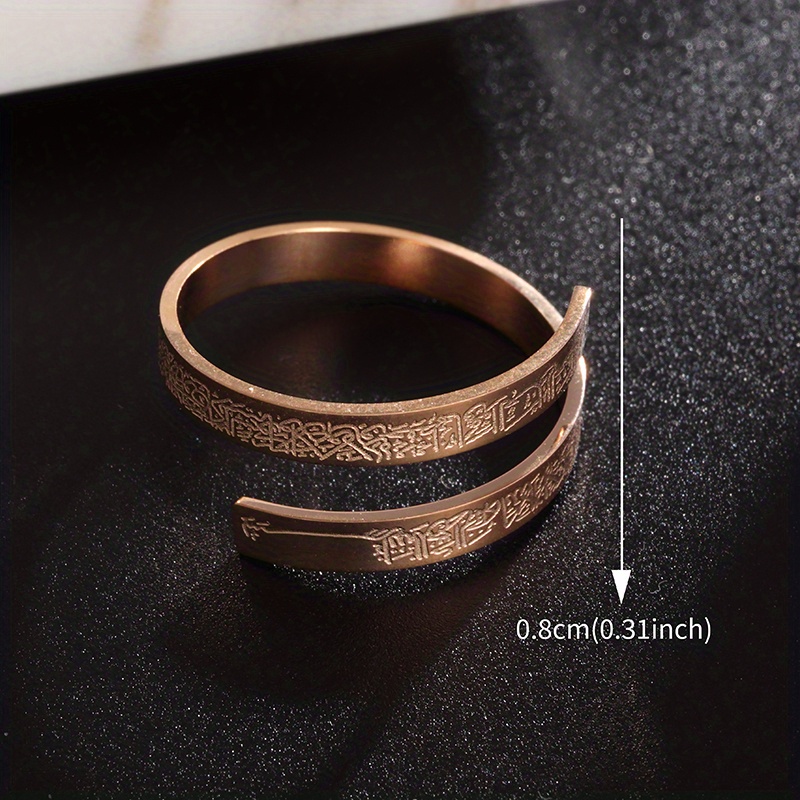 stijlvolle en eenvoudige   ring met verstelbare opening, en trendy voor mannen en vrouwen, dagelijks casual amulet sieraad cadeau details 1