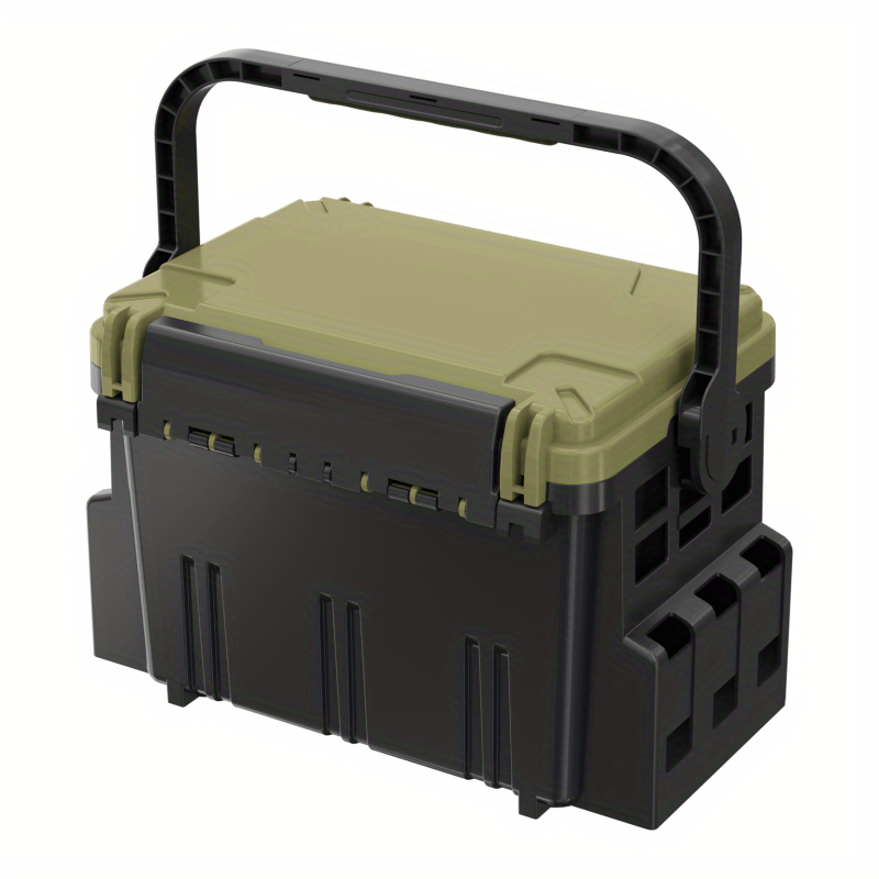 1pcs Fishing Tackle Storage Box, Multifunctional Plastic Multi-Grid  Waterproof Storage Box, For Outdoor Fishing, For Fishing Enthusiasts