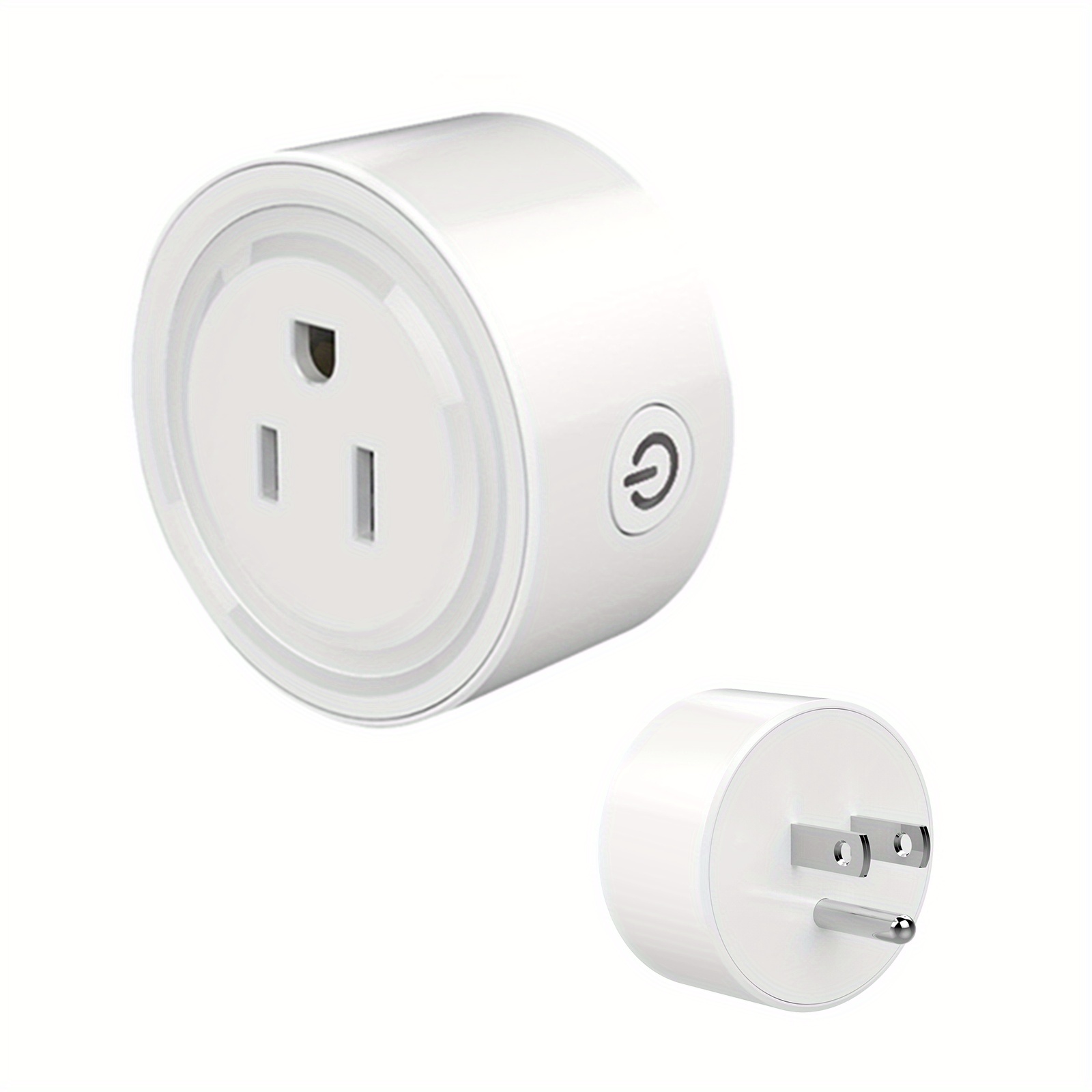 2 PCS Smart Plugs Mini Bluetooth WIFI Smart Socket Switch Works with Alexa,  Echo & Google Home, Remote Control Smart Outlet with Timer Function, No Hub  Required 