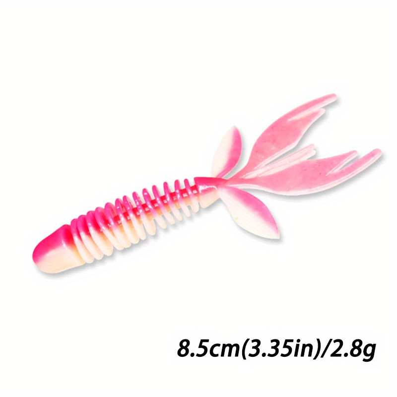 Toasis Artificial Fishing Waxworm Soft Plastic Grub Silicone Larva Wiggler  Lure Baits Assorted Colors (Luminous), Lures -  Canada