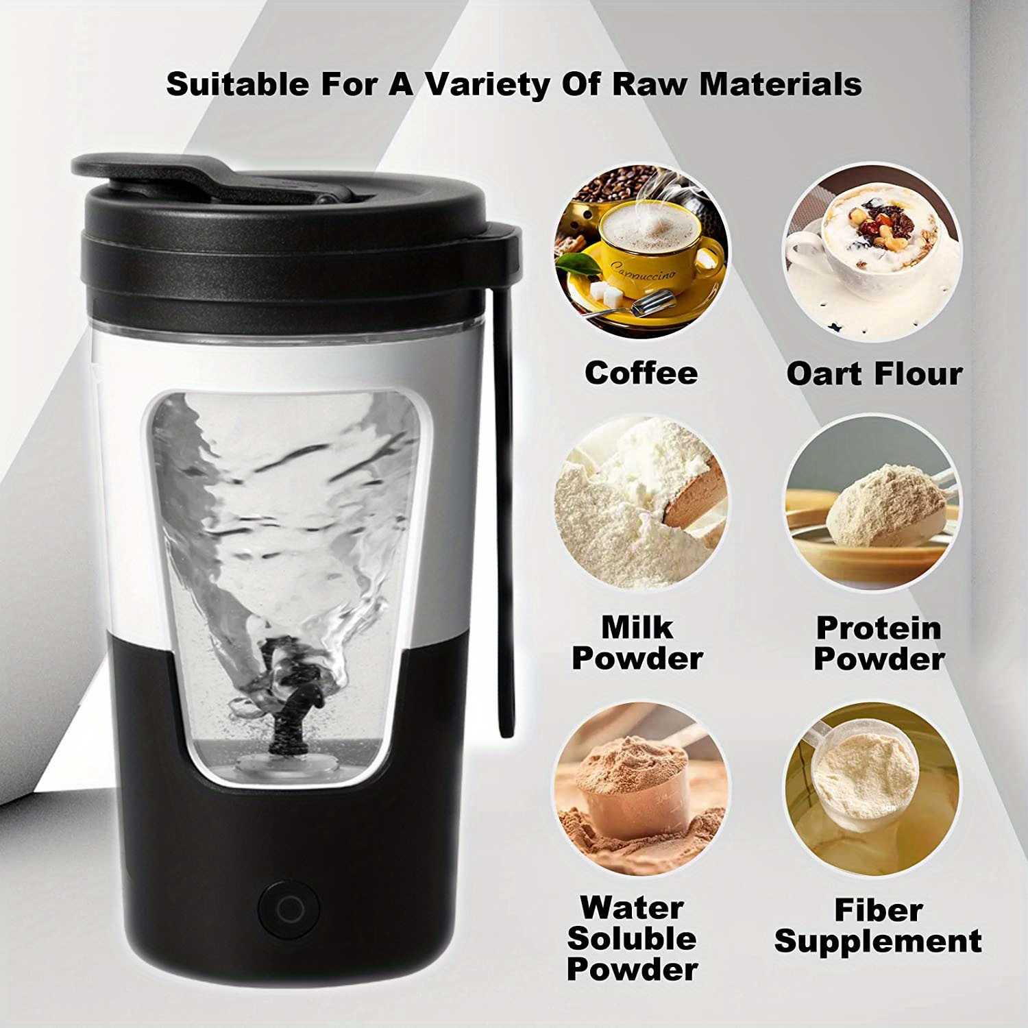 Electric Coffee Stirring Cup Milk Protein Powder Shaker Cup - Temu