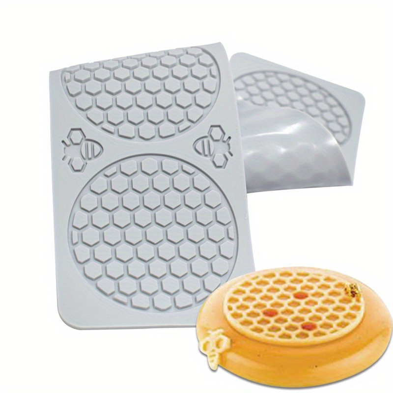 Honeycomb Lace Fondant Mold Silicone Honey Bee Honeycomb - Temu