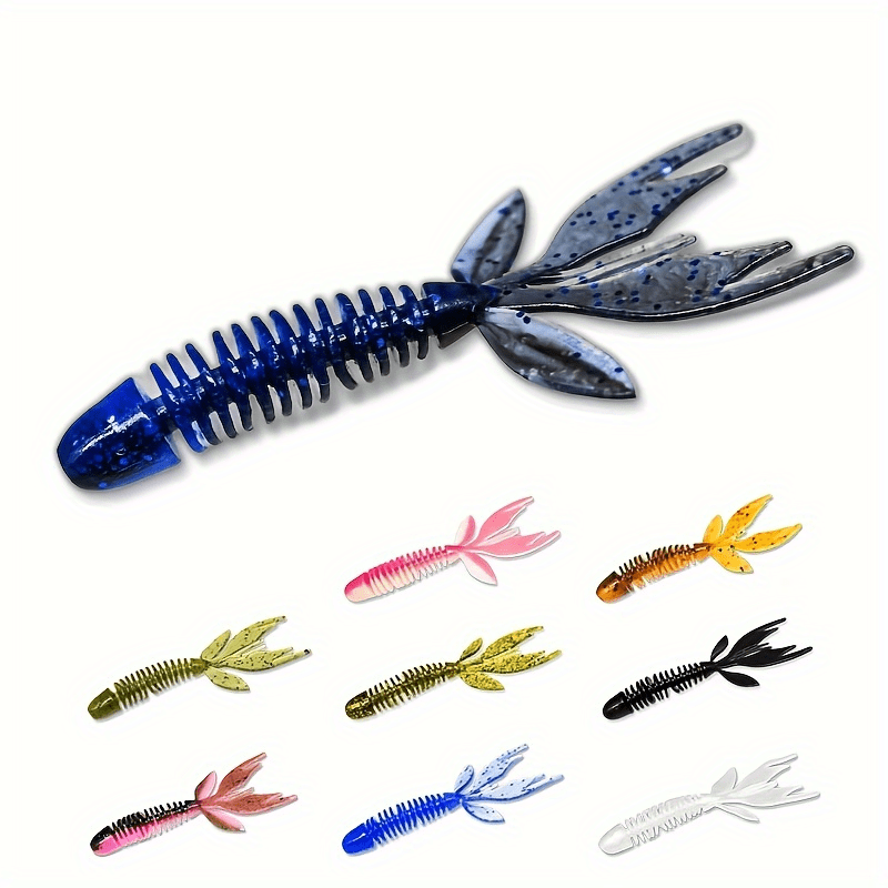 10PCS Colorful Spider Topwater Bait Soft Silicone Fishing Tackle Weedless  Lure
