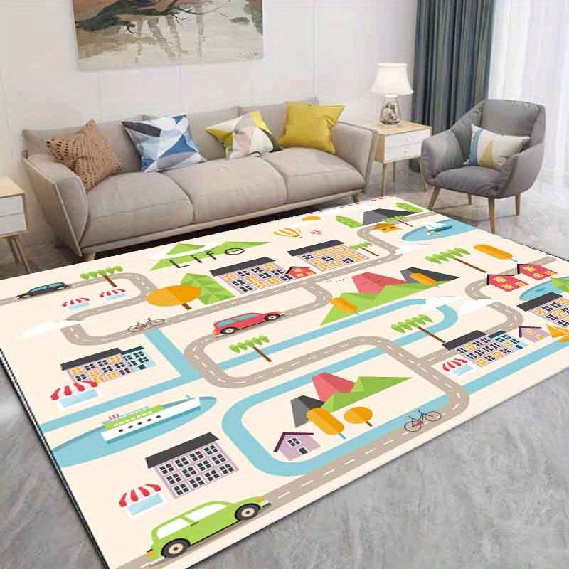 Tapis de jeu pour enfants City Life Idéal pour jouer avec des