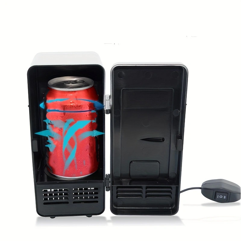 1pc car mini usb refrigerator hot cold dual use perfect for students cosmetics details 6