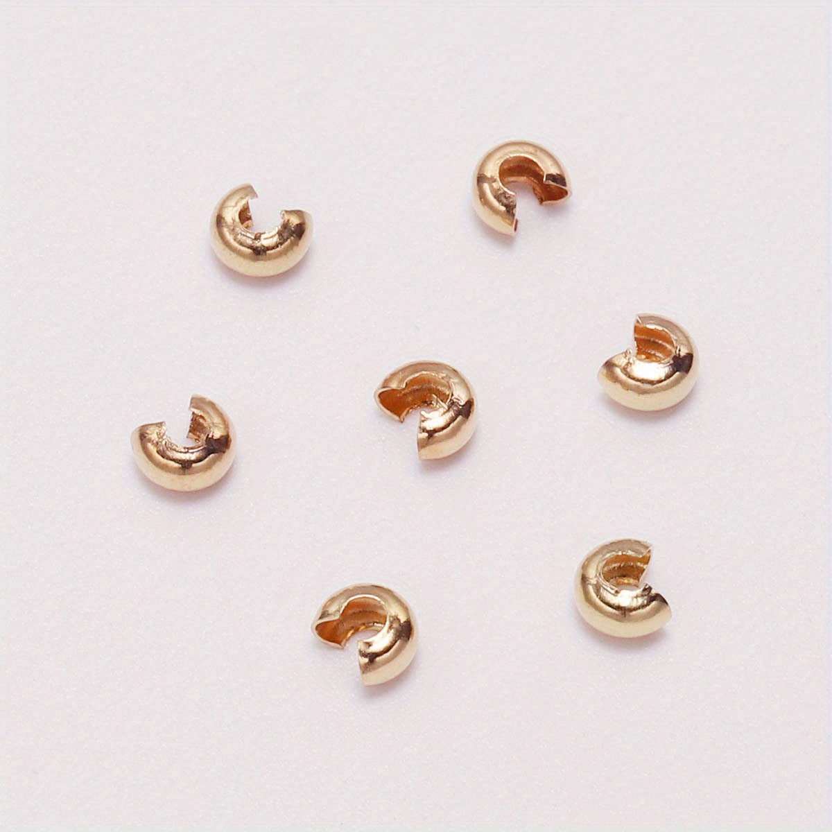 Round Covers Crimp End Beads Stopper Beads End - Temu